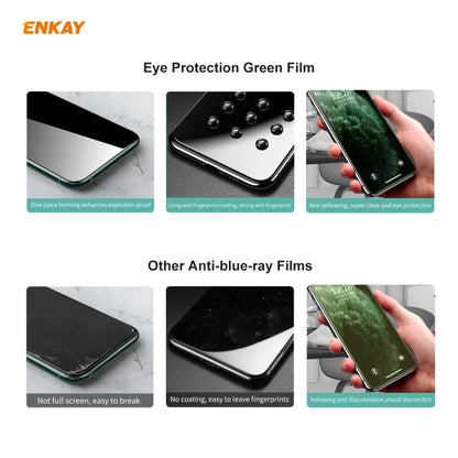 2 PCS ENKAY Hat-Prince 0.26mm 9H 6D Curved Full Screen Eye Protection Green Film Tempered Glass Protector, For Xiaomi Redmi Note 8 Pro, For Xiaomi Redmi Note 9S/Note 9 Pro, For Redmi 10X 4G/Redmi Note 9, For Samsung Galaxy A71, For Samsung Galaxy A41  ...