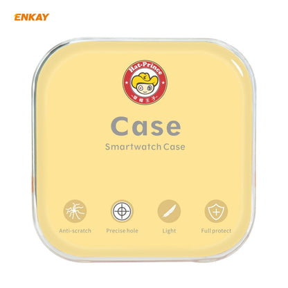 For Huawei Watch GT 2e 46mm ENKAY Hat-Prince ENK-AC8203 Full Coverage PC Frosted Case + 9H Tempered Glass Film