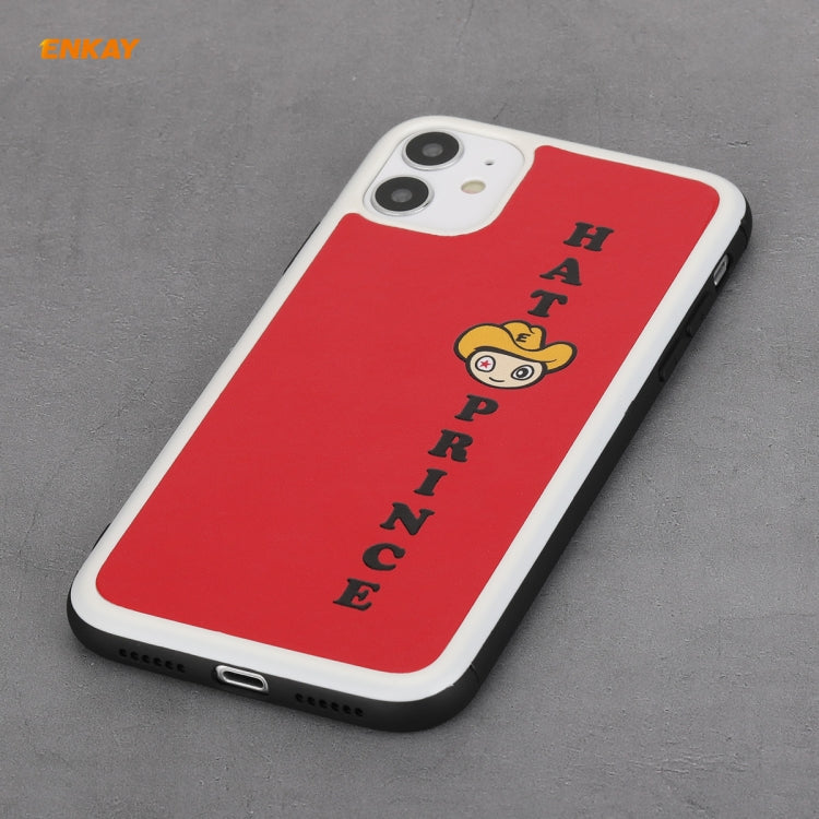 For iPhone 11 Hat-Prince ENKAY ENK-PC046 Cartoon Series PU Leather + PC Hard Slim Case Shockproof Cover, For iPhone 11