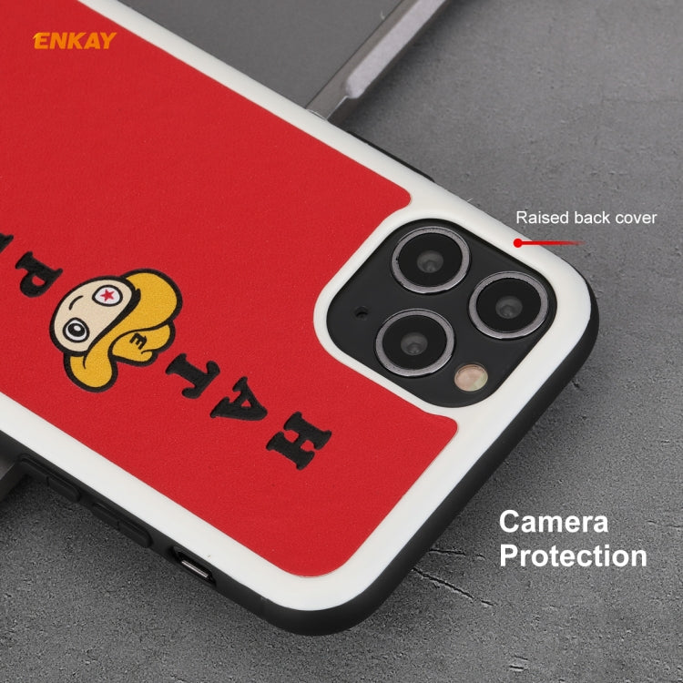 For iPhone 11 Pro Hat-Prince ENKAY ENK-PC047 Cartoon Series PU Leather + PC Hard Slim Case Shockproof Cover, For iPhone 11 Pro