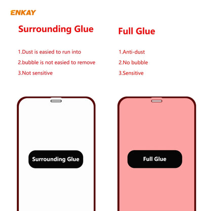 For iPhone 11 Pro Hat-Prince ENKAY ENK-PC0472 Cartoon Series PU Leather + PC Hard Slim Case Shockproof Cover ＆ 0.26mm 9H 2.5D Full Glue Full Coverage Tempered Glass Protector Film, For iPhone 11 Pro