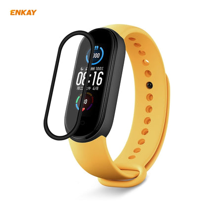 For Xiaomi Mi Band 5 ENKAY Hat-Prince 3D Full Screen Soft PC Edge + PMMA HD Screen Protector Film, 1 PCS, 2 PCS