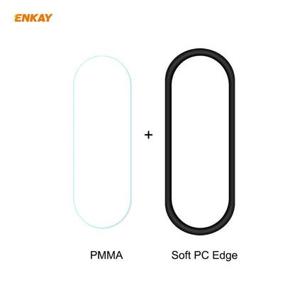For Xiaomi Mi Band 5 ENKAY Hat-Prince 3D Full Screen Soft PC Edge + PMMA HD Screen Protector Film, 1 PCS, 2 PCS