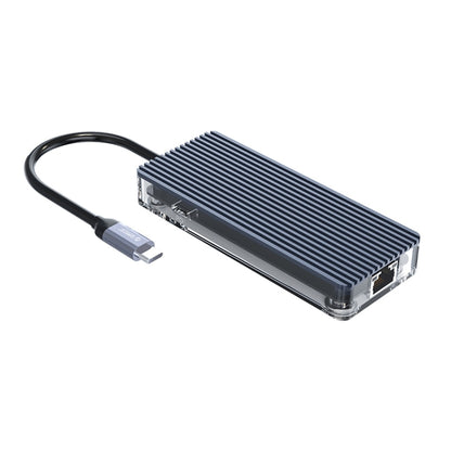 ORICO WB-6RJ 6 in 1 Type-C Transparent HUB, WB-6RJ
