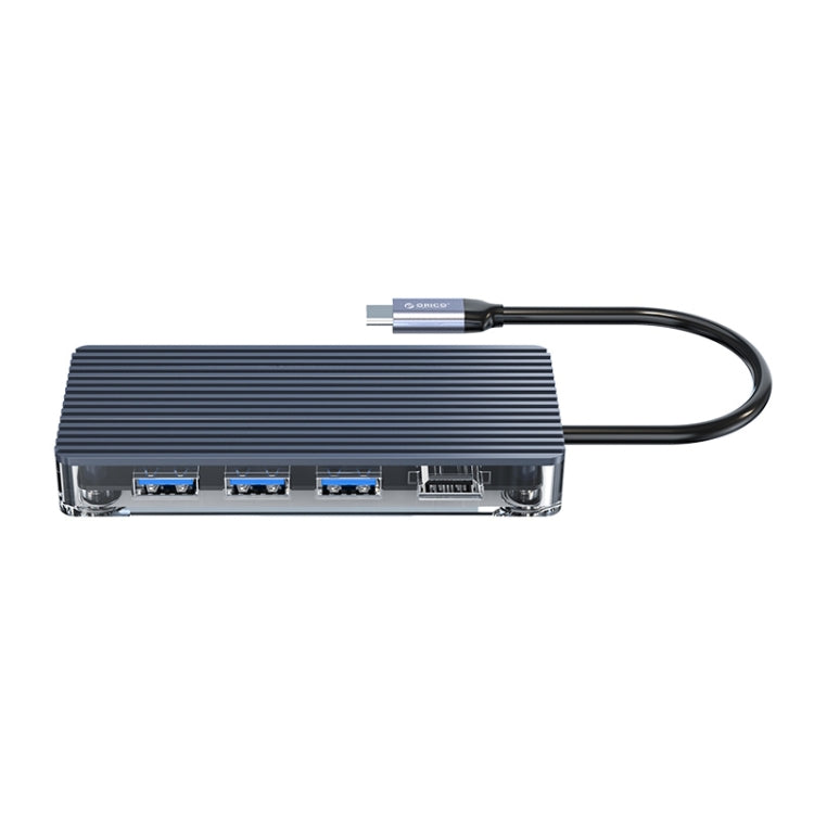 ORICO WB-6RJ 6 in 1 Type-C Transparent HUB, WB-6RJ
