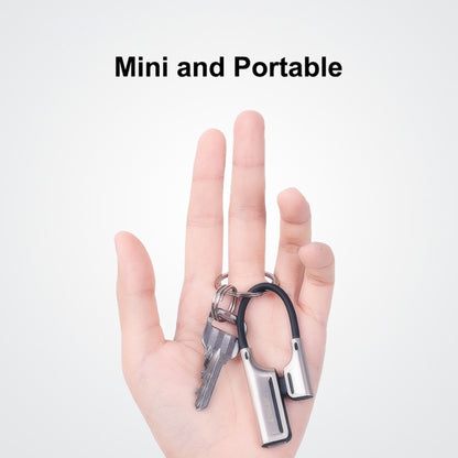 ENKAY ENK-AT103 8 Pin to 3.5mm Audio ＆ 8 Pin Charging Interfaces Converter Zinc Alloy Adapter, 3.5mm Audio ＆ 8 Pin Charging