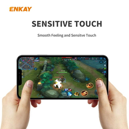 2 PCS ENKAY Hat-Prince 0.26mm 9H 2.5D Curved Edge Explosion-proof Tempered Glass Film, For iPhone 12 mini, For iPhone 12 / 12 Pro, For iPhone 12 Pro Max
