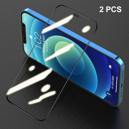 2 PCS ENKAY Hat-Prince Full Glue 0.26mm 9H 2.5D Tempered Glass Full Coverage Film, For iPhone 12 mini 2 PCS, For iPhone 12 / 12 Pro 2 PCS, For iPhone 12 Pro Max 2 PCS