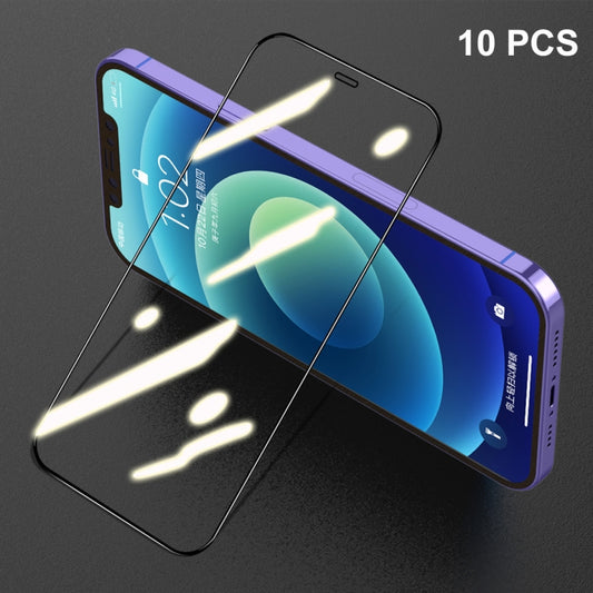 10 verres trempés à couverture complète ENKAY Hat-Prince Full Glue de 0,26 mm et 9H 2,5D, pour iPhone 12 mini 10 PCS, pour iPhone 12 / 12 Pro 10 PCS, pour iPhone 12 Pro Max 10 PCS