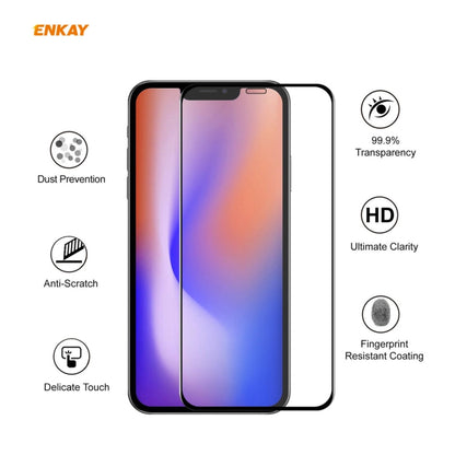 ENKAY Hat-Prince 0.26mm 9H 6D Curved Full Coverage Tempered Glass Protector, For iPhone 12 mini, For iPhone 12 / 12 Pro, For iPhone 12 Pro Max