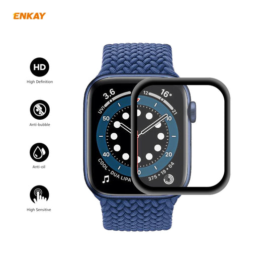 Pour Apple Watch Series 6/5/4/SE 40mm Film de protection d'écran incurvé HD à chaud 3D plein écran ENKAY Hat-Prince, Pour Apple Watch Series 6/5/4/SE 40mm