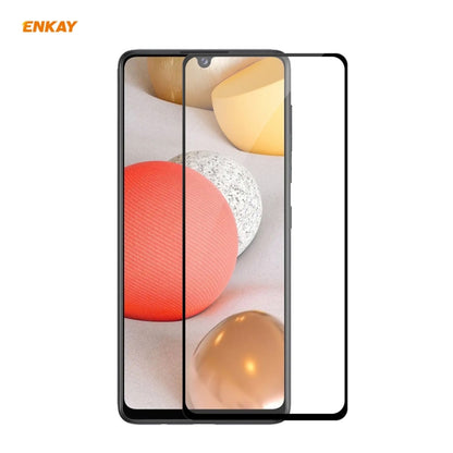 ENKAY Hat-Prince Full Glue 0.26mm 9H 2.5D Tempered Glass Full Coverage Film, For Samsung Galaxy M51, For Samsung Galaxy A42 5G, For Xiaomi Poco X3 / X3 NFC