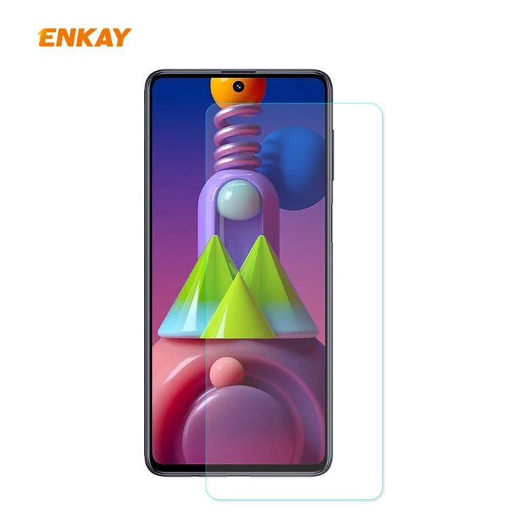 ENKAY Hat-Prince 0.26mm 9H 2.5D Curved Edge Tempered Glass Film, For Samsung Galaxy M51, For Samsung Galaxy A42 5G, For Xiaomi Poco X3 / X3 NFC