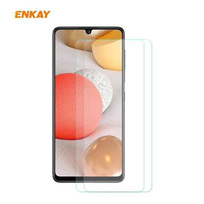 2 PCS ENKAY Hat-Prince 0.26mm 9H 2.5D Curved Edge Tempered Glass Film, For Samsung Galaxy M51, For Samsung Galaxy A42 5G, For Xiaomi Poco X3 / X3 NFC
