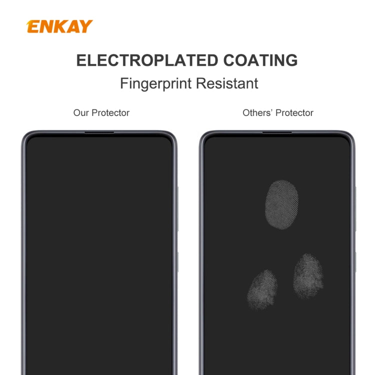 5 PCS ENKAY Hat-Prince 0.26mm 9H 2.5D Curved Edge Tempered Glass Film, For Samsung Galaxy M51, For Samsung Galaxy A42 5G, For Xiaomi Poco X3 / X3 NFC