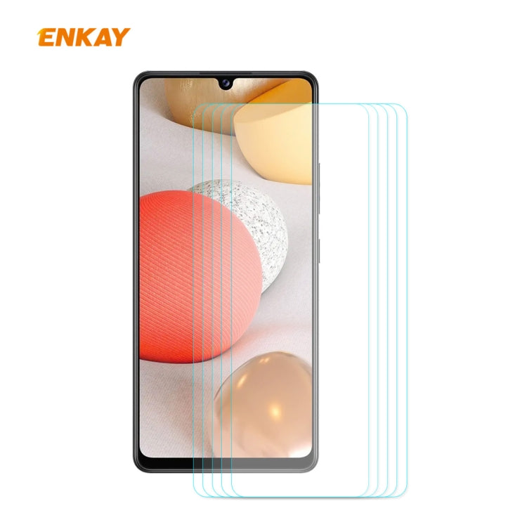 5 PCS ENKAY Hat-Prince 0.26mm 9H 2.5D Curved Edge Tempered Glass Film, For Samsung Galaxy M51, For Samsung Galaxy A42 5G, For Xiaomi Poco X3 / X3 NFC