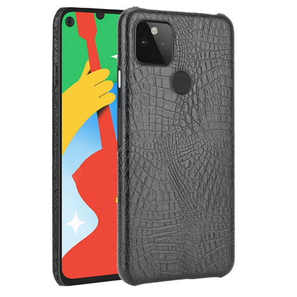 For Google Pixel 4a 5G Shockproof Crocodile Texture PC + PU Case, For Google Pixel 4a 5G