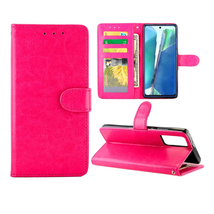 Crazy Horse Texture Leather Horizontal Flip Protective Case with Holder & Card Slots & Wallet & Photo Frame, For Samsung Galaxy M31S, For Samsung Samsung Galaxy M31S, For Samsung Galaxy Note20, For Samsung Galaxy A01 Core