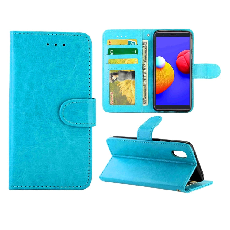 Crazy Horse Texture Leather Horizontal Flip Protective Case with Holder & Card Slots & Wallet & Photo Frame, For Samsung Galaxy M31S, For Samsung Samsung Galaxy M31S, For Samsung Galaxy Note20, For Samsung Galaxy A01 Core