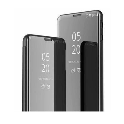 Plated Mirror Horizontal Flip Leather Case with Holder, For OPPO Realme C11, For OPPO Realme C15, For OPPO A53 2020, For OPPO Realme 7, For OPPO Realme 7 Pro