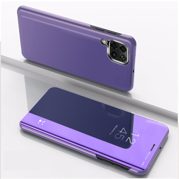 Plated Mirror Horizontal Flip Leather Case with Holder, For OPPO Realme C11, For OPPO Realme C15, For OPPO A53 2020, For OPPO Realme 7, For OPPO Realme 7 Pro