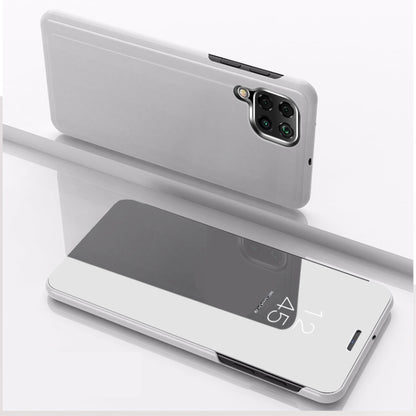 Plated Mirror Horizontal Flip Leather Case with Holder, For OPPO Realme C11, For OPPO Realme C15, For OPPO A53 2020, For OPPO Realme 7, For OPPO Realme 7 Pro