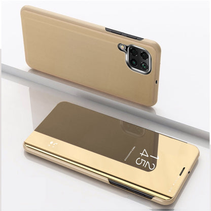 Plated Mirror Horizontal Flip Leather Case with Holder, For OPPO Realme C11, For OPPO Realme C15, For OPPO A53 2020, For OPPO Realme 7, For OPPO Realme 7 Pro