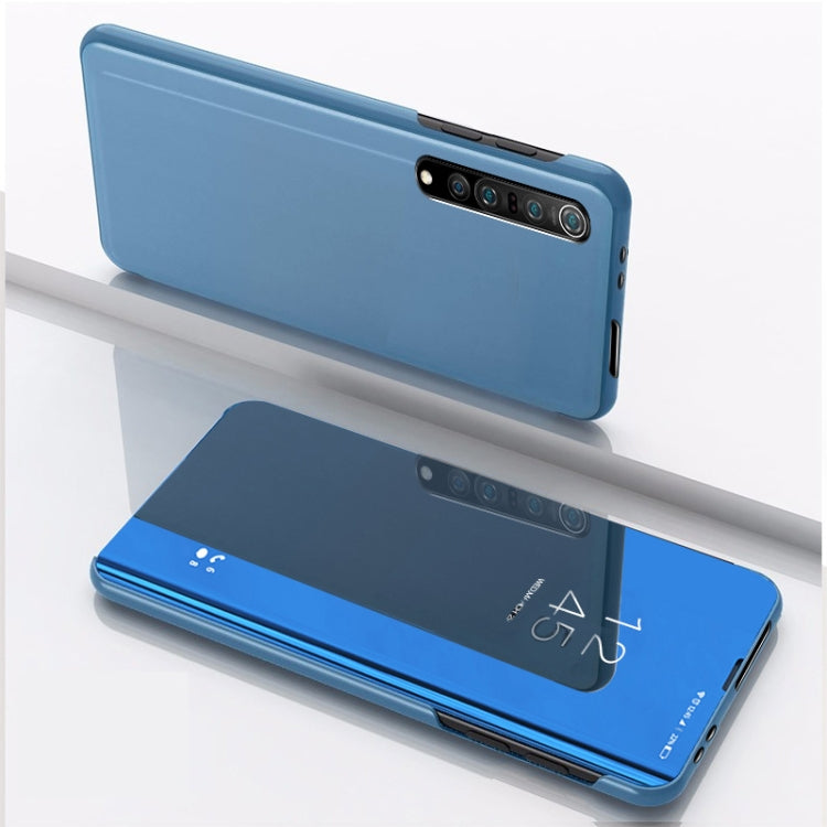 Plated Mirror Horizontal Flip Leather Case with Holder, For OPPO Realme C11, For OPPO Realme C15, For OPPO A53 2020, For OPPO Realme 7, For OPPO Realme 7 Pro