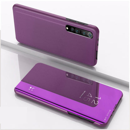 Plated Mirror Horizontal Flip Leather Case with Holder, For OPPO Realme C11, For OPPO Realme C15, For OPPO A53 2020, For OPPO Realme 7, For OPPO Realme 7 Pro
