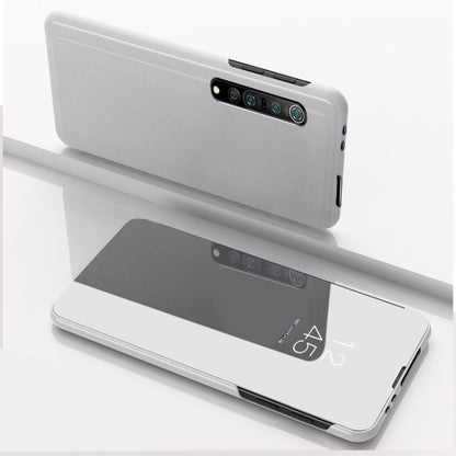 Plated Mirror Horizontal Flip Leather Case with Holder, For OPPO Realme C11, For OPPO Realme C15, For OPPO A53 2020, For OPPO Realme 7, For OPPO Realme 7 Pro
