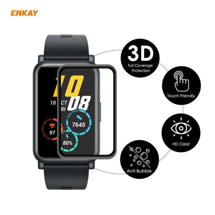 For Huawei Honor Watch ES ENKAY Hat-Prince 3D Full Screen Soft PC Edge + PMMA HD Screen Protector Film, 1 PCS, 2 PCS, 5 PCS, 10 PCS