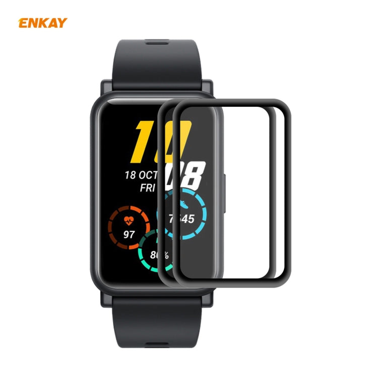 For Huawei Honor Watch ES ENKAY Hat-Prince 3D Full Screen Soft PC Edge + PMMA HD Screen Protector Film, 1 PCS, 2 PCS, 5 PCS, 10 PCS