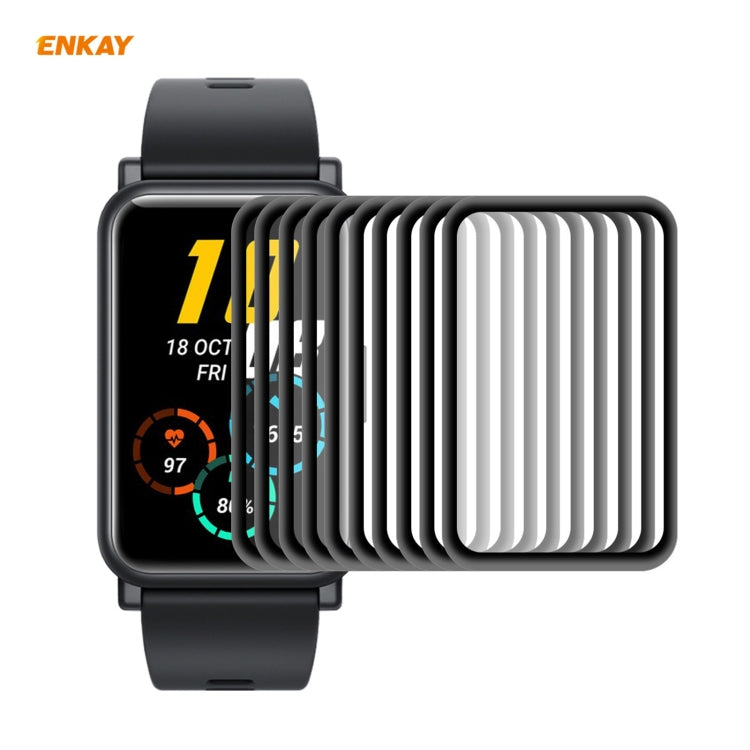For Huawei Honor Watch ES ENKAY Hat-Prince 3D Full Screen Soft PC Edge + PMMA HD Screen Protector Film, 1 PCS, 2 PCS, 5 PCS, 10 PCS