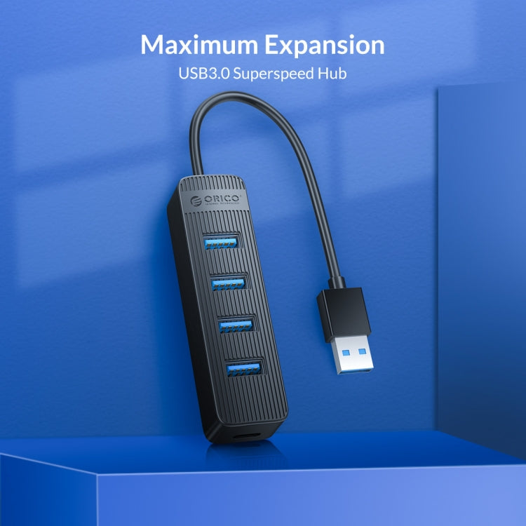 ORICO TWU3-4A-BK 4-Port USB 3.0 HUB, TWU3-4A