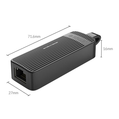 ORICO UTK-U2-BK USB to Ethernet Adapter （100 Mbit）, UTK-U2
