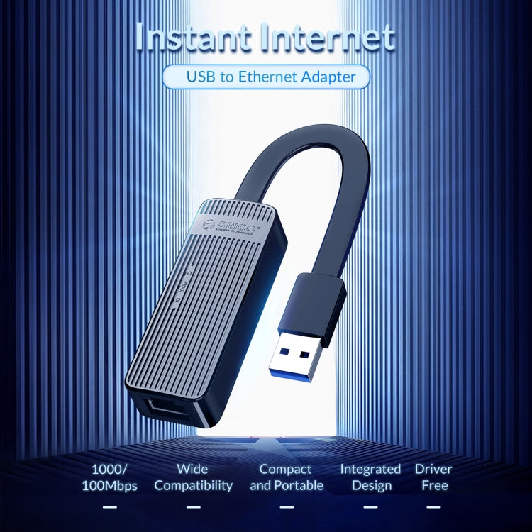 ORICO UTK-U2-BK USB to Ethernet Adapter （100 Mbit）, UTK-U2