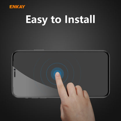 2 PCS ENKAY Hat-Prince 0.26mm 9H 6D Privacy Anti-spy Full Screen Tempered Glass Film, For iPhone 12 mini, For iPhone 12 / 12 Pro, For iPhone 12 Pro Max