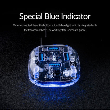ORICO H4U-U3 4-Port Transparent HUB, H4U-U3