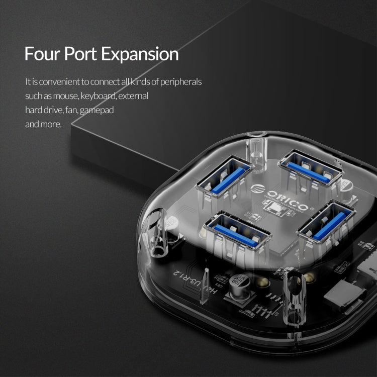 ORICO H4U-U3 4-Port Transparent HUB, H4U-U3