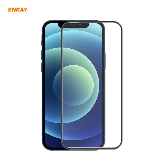 Film de protection d'écran intégral en verre trempé ENKAY Hat-Prince Anti-chute, pour iPhone 12 mini (1 pièce), pour iPhone 12 / 12 Pro (1 pièce), pour iPhone 12 Pro Max (1 pièce)