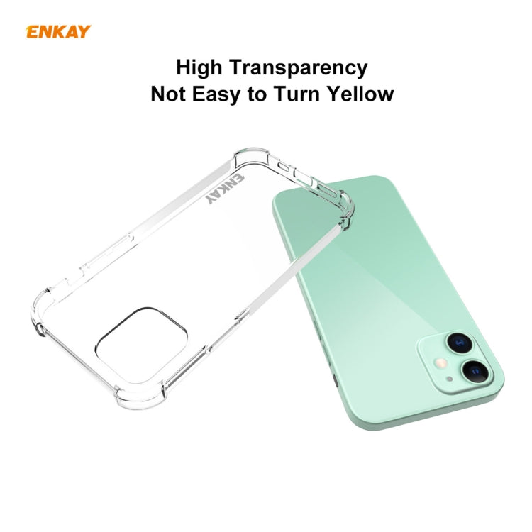 Hat-Prince ENKAY ENK-PC049 Clear TPU Soft Case Shockproof Cover, For iPhone 12 mini, For iPhone 12 / 12 Pro, For iPhone 12 Pro Max