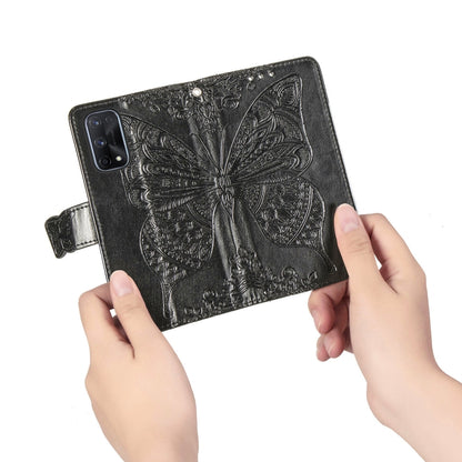 Butterfly Love Flower Embossed Horizontal Flip Leather Case with Bracket / Card Slot / Wallet / Lanyard, For OPPO Realme X7, For OPPO Realme X7 Pro, For Oppo A72 5G, For Motorola Moto G9 Plus, For Alcatel 1S (2020)