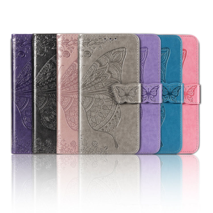 Butterfly Love Flower Embossed Horizontal Flip Leather Case with Bracket / Card Slot / Wallet / Lanyard, For OPPO Realme X7, For OPPO Realme X7 Pro, For Oppo A72 5G, For Motorola Moto G9 Plus, For Alcatel 1S (2020)