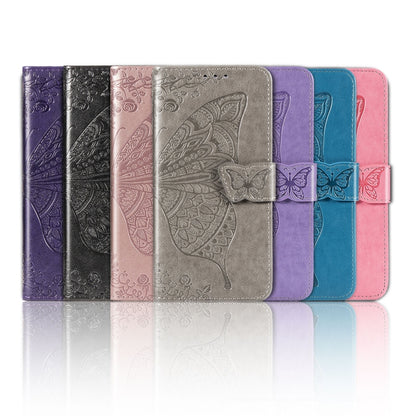 Butterfly Love Flower Embossed Horizontal Flip Leather Case with Bracket / Card Slot / Wallet / Lanyard, For OPPO Realme X7, For OPPO Realme X7 Pro, For Oppo A72 5G, For Motorola Moto G9 Plus, For Alcatel 1S (2020)