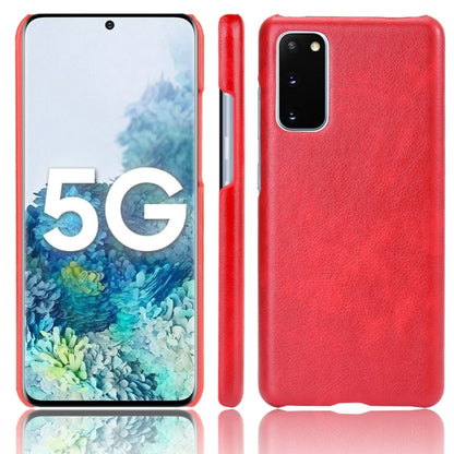 For Samsung Galaxy S20 FE Shockproof Litchi Texture PC + PU Case, For Galaxy S20 FE