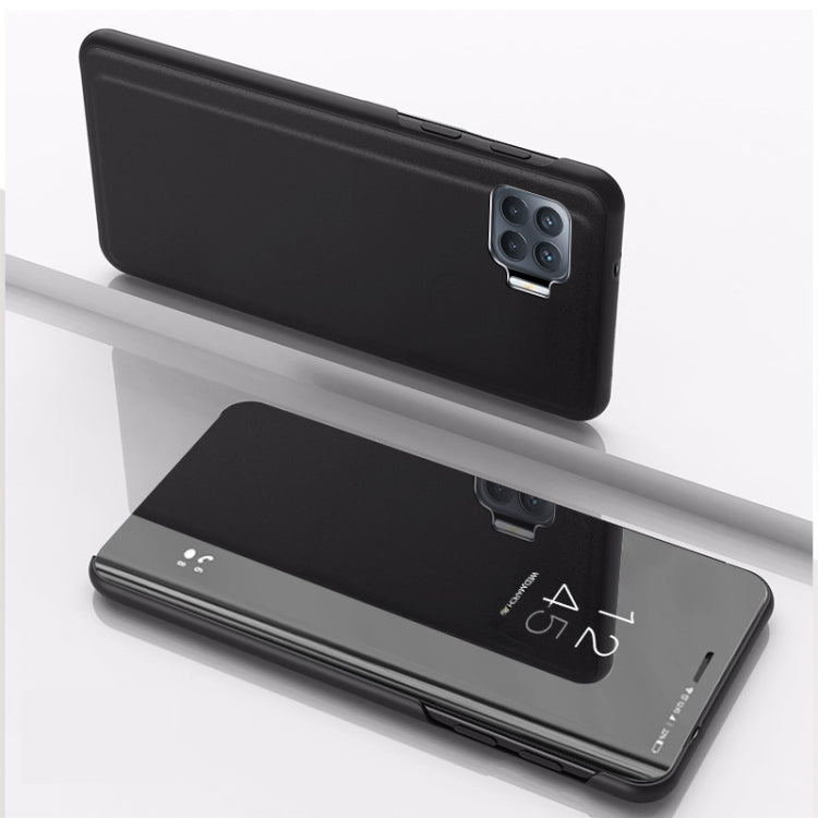 Plated Mirror Horizontal Flip Leather Case with Holder, For OPPO A93/Reno4 Lite/F17 Pro/Reno 4F, For OPPO Realme 7i/C17, For Xiaomi Mi 10T/10T Pro