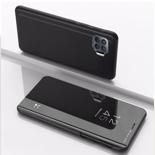 Plated Mirror Horizontal Flip Leather Case with Holder, For OPPO A93/Reno4 Lite/F17 Pro/Reno 4F, For OPPO Realme 7i/C17, For Xiaomi Mi 10T/10T Pro