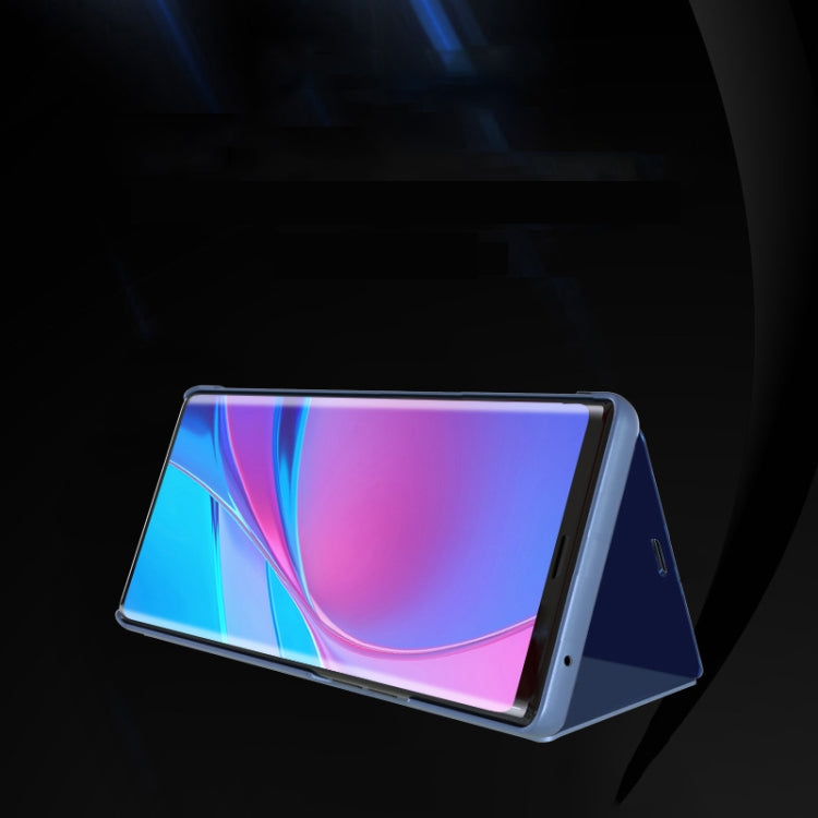 Plated Mirror Horizontal Flip Leather Case with Holder, For OPPO A93/Reno4 Lite/F17 Pro/Reno 4F, For OPPO Realme 7i/C17, For Xiaomi Mi 10T/10T Pro