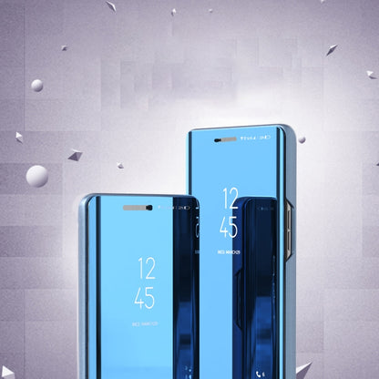 Plated Mirror Horizontal Flip Leather Case with Holder, For OPPO A93/Reno4 Lite/F17 Pro/Reno 4F, For OPPO Realme 7i/C17, For Xiaomi Mi 10T/10T Pro
