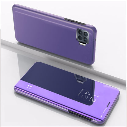 Plated Mirror Horizontal Flip Leather Case with Holder, For OPPO A93/Reno4 Lite/F17 Pro/Reno 4F, For OPPO Realme 7i/C17, For Xiaomi Mi 10T/10T Pro